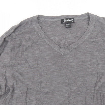 Womens UK Size L Cashel Grey Pullover Jumper
