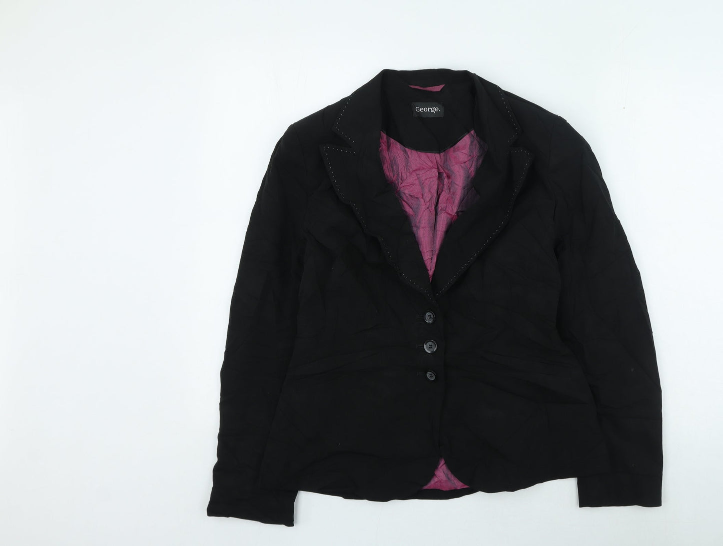 Mens UK Size  George Black Jacket