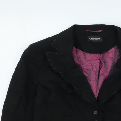 Mens UK Size  George Black Jacket