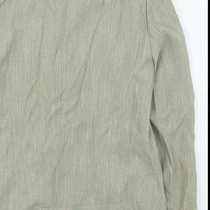 Bianca Womens Beige Jacket Size 12