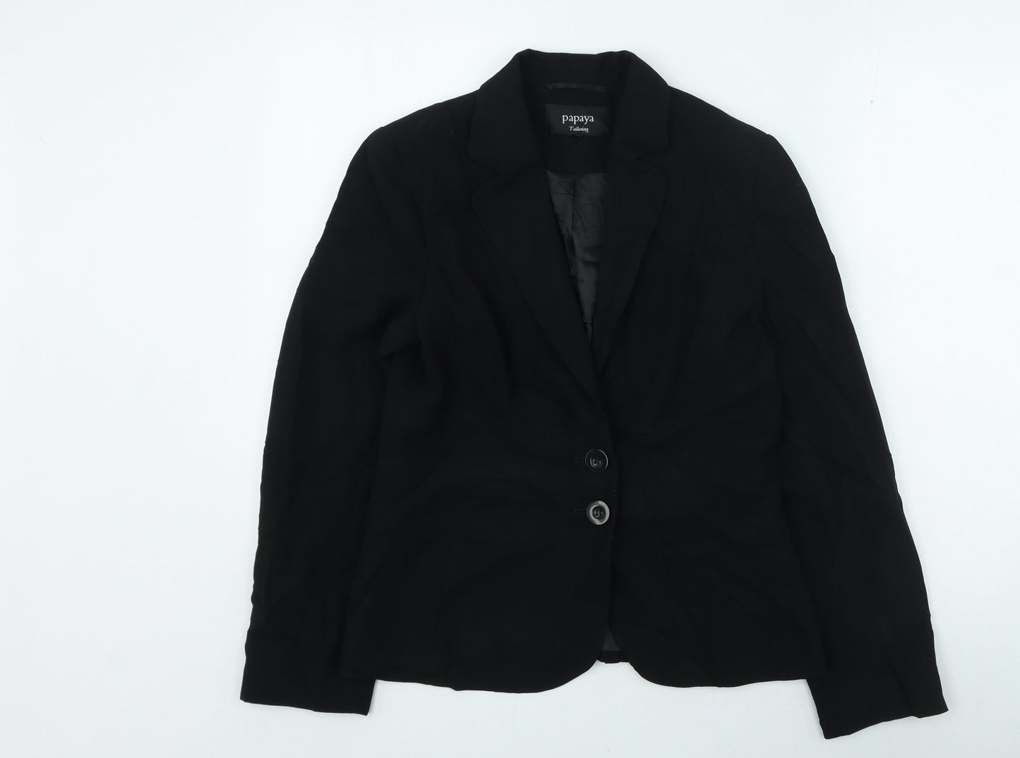 Papaya Womens Black Jacket Size 12