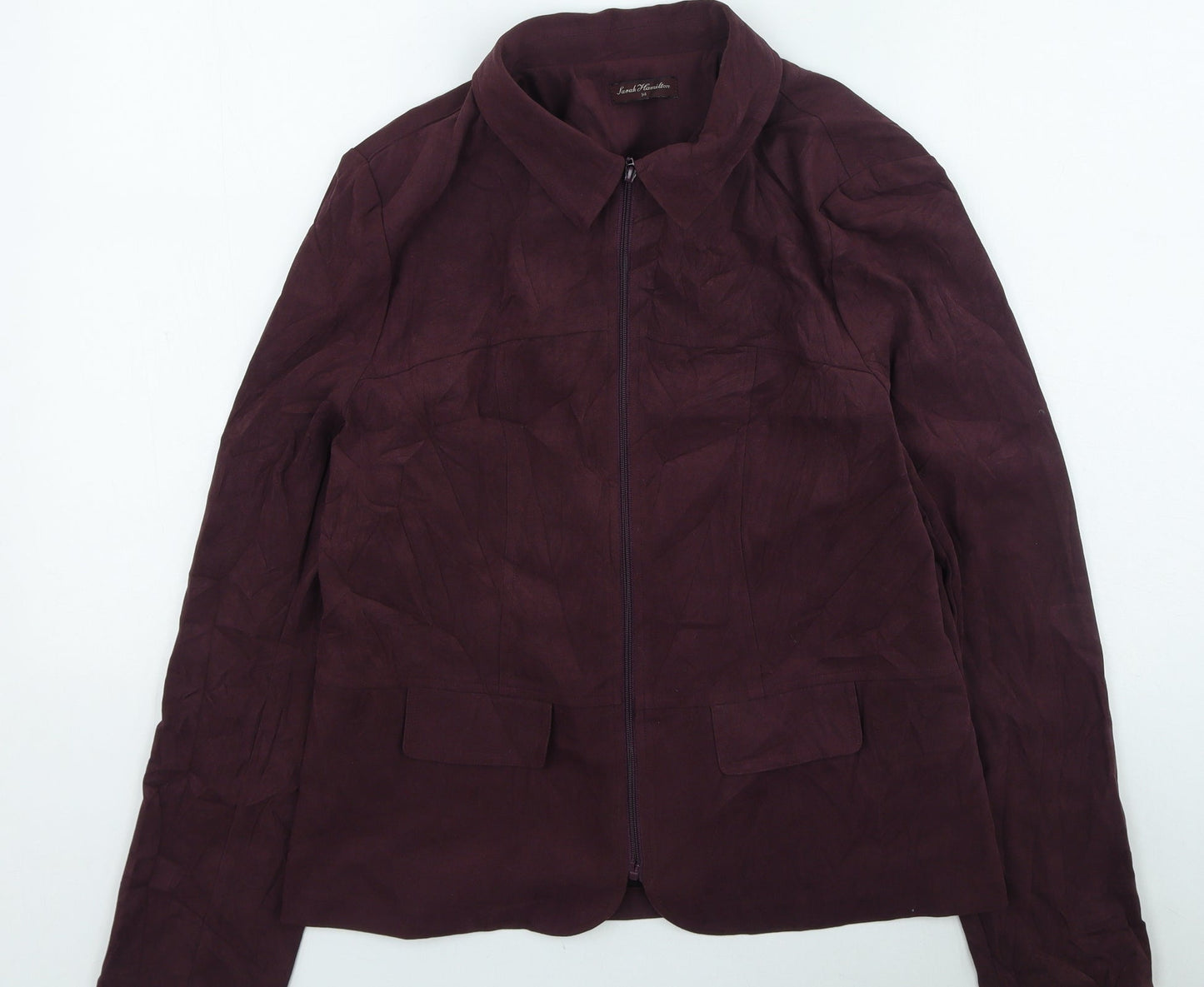 Womens UK Size 14 Sarah Hamilton Purple Jacket