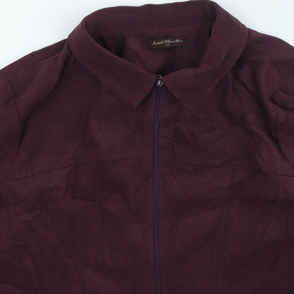 Womens UK Size 14 Sarah Hamilton Purple Jacket
