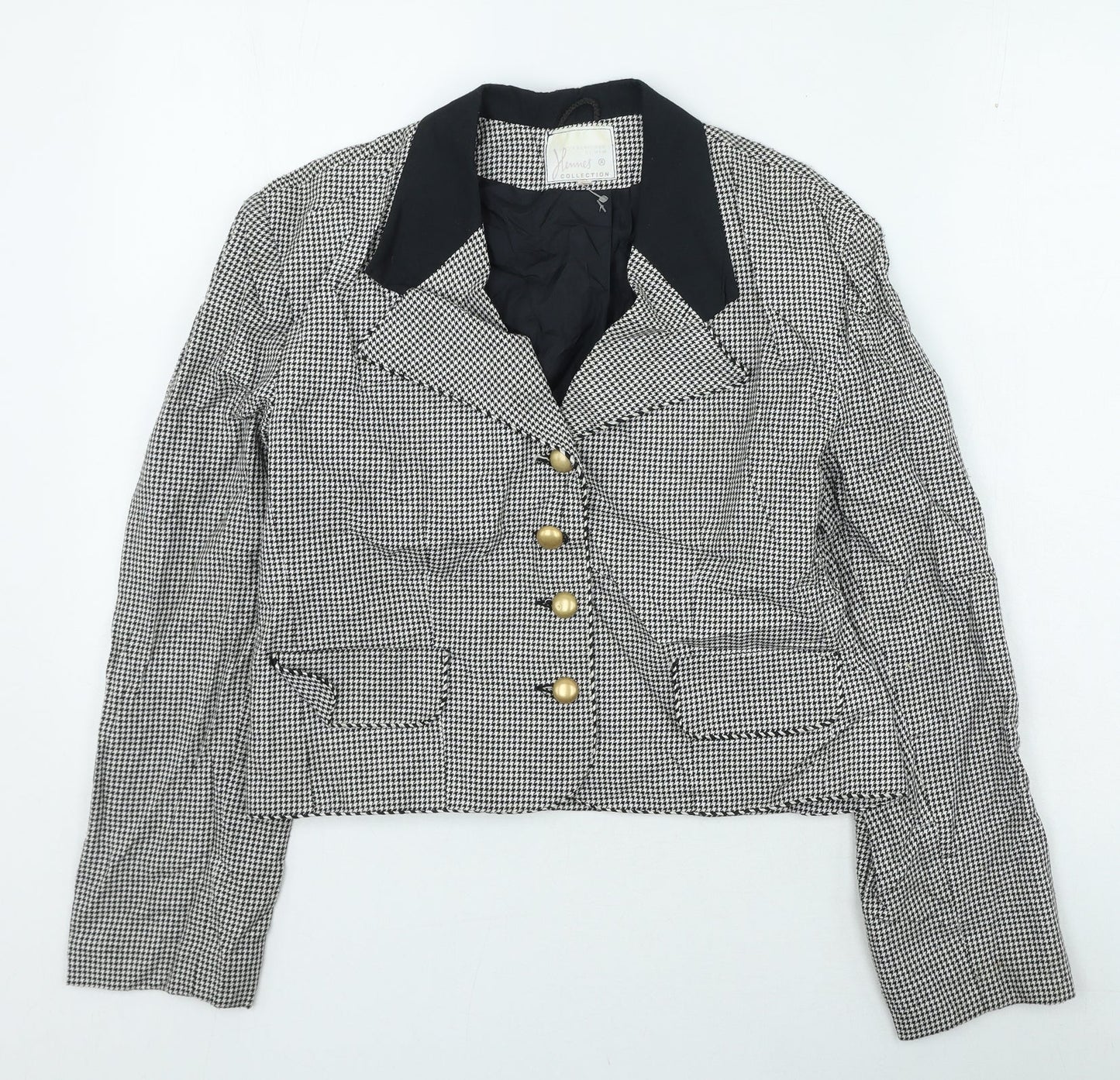 Womens UK Size 12 H&M Black Jacket