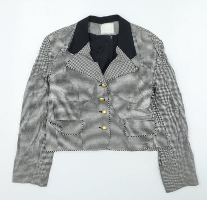 Womens UK Size 12 H&M Black Jacket