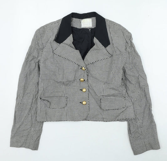 Womens UK Size 12 H&M Black Jacket