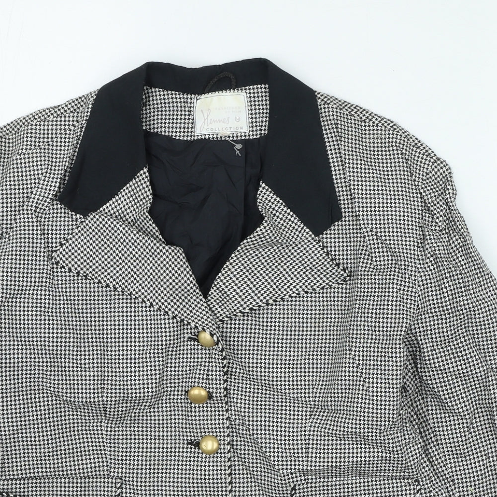 Womens UK Size 12 H&M Black Jacket