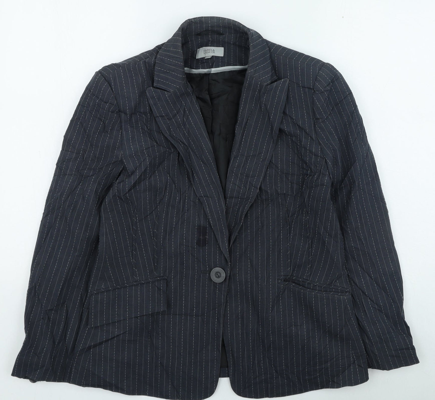 Womens UK Size 14 Marks and Spencer Grey Jacket