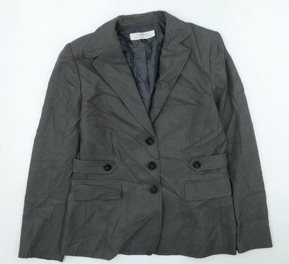 Womens UK Size 6 Tahari Grey Jacket