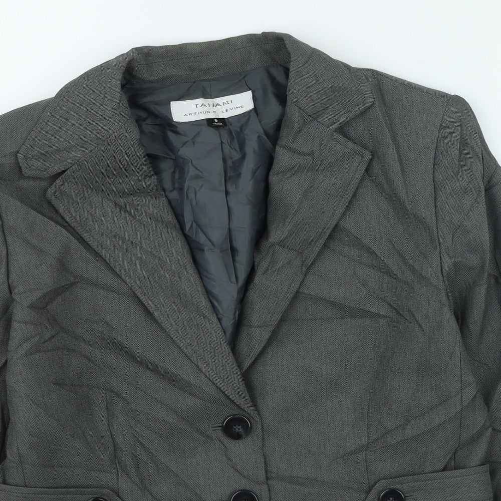 Womens UK Size 6 Tahari Grey Jacket