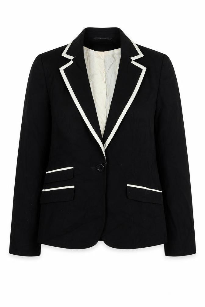 Womens UK Size 12 F&F Black Jacket