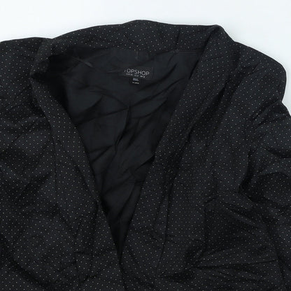 Womens UK Size 10 Topshop Black Jacket