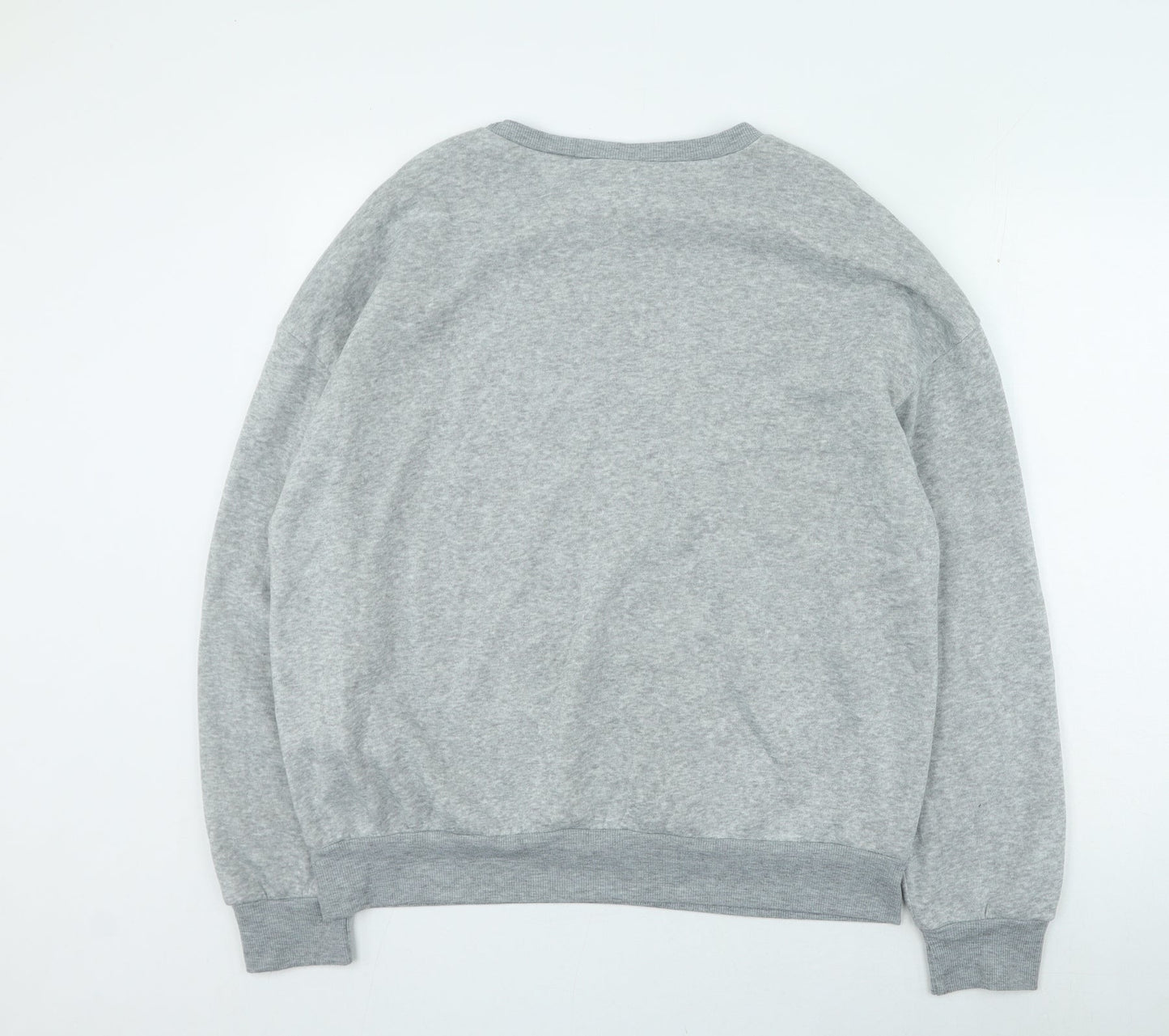 SheIn Womens Grey Polyester Pullover Sweatshirt Size M