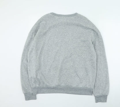SheIn Womens Grey Polyester Pullover Sweatshirt Size M
