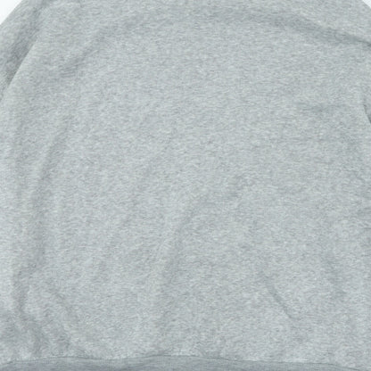 SheIn Womens Grey Polyester Pullover Sweatshirt Size M