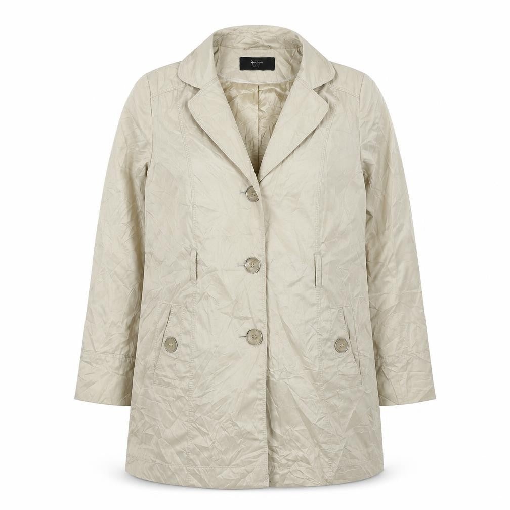 BHS Womens Beige Trench Coat Coat Size 12