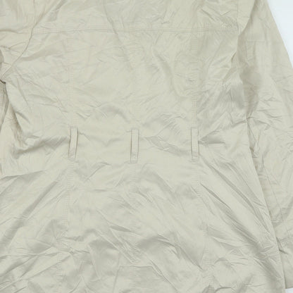BHS Womens Beige Trench Coat Coat Size 12