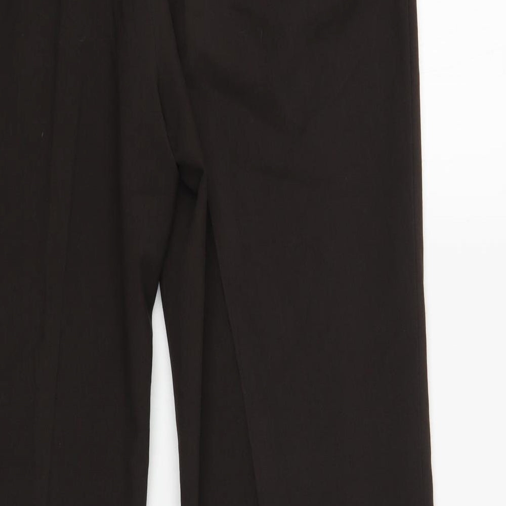 Womens UK Size 16 BASSINI Regular Fit  Brown Trousers