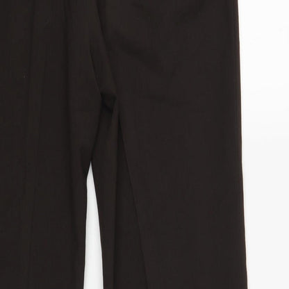 Womens UK Size 16 BASSINI Regular Fit  Brown Trousers