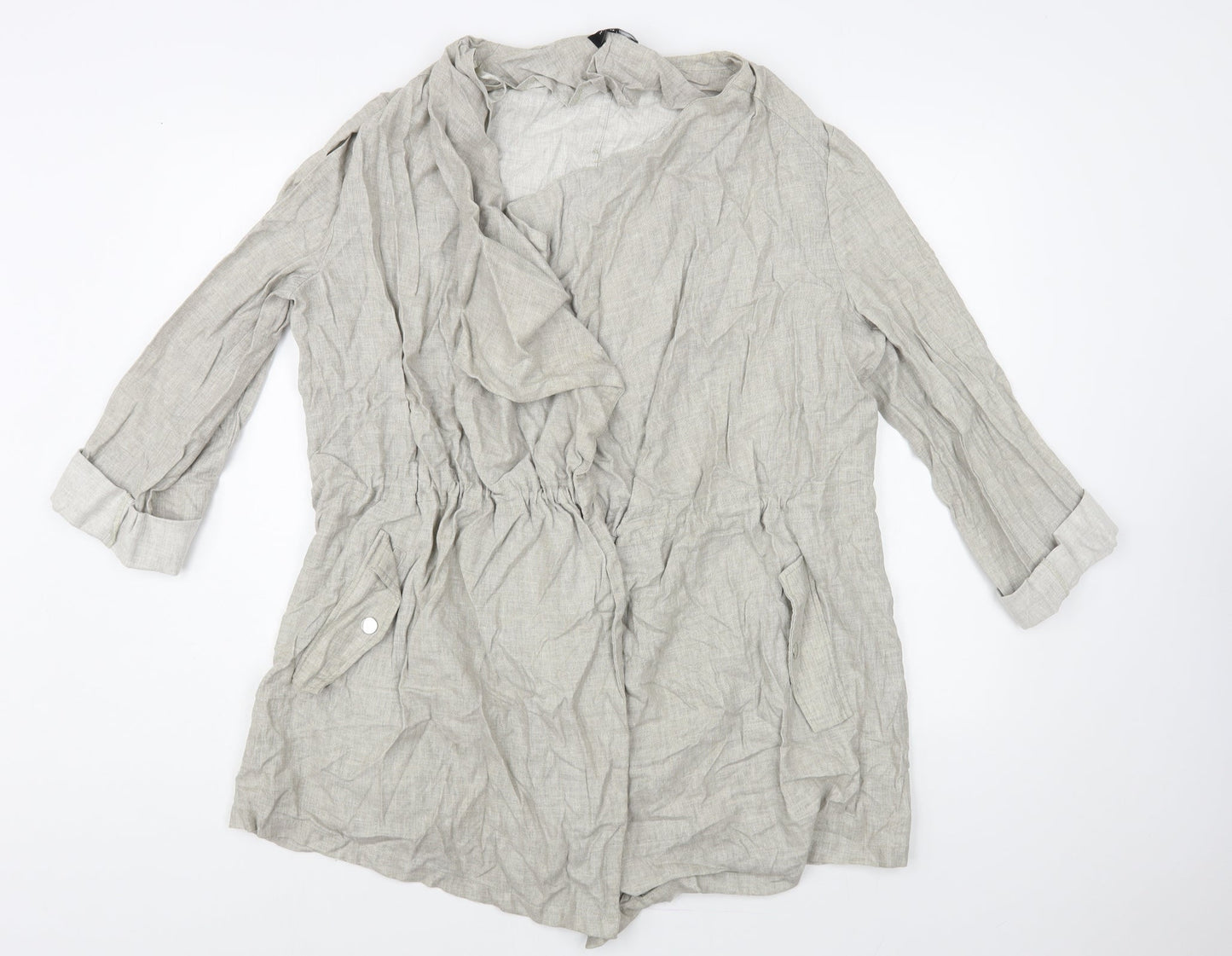 Womens UK Size 14 New Look Grey Jacket