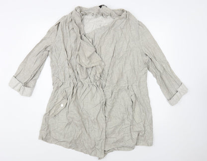 Womens UK Size 14 New Look Grey Jacket