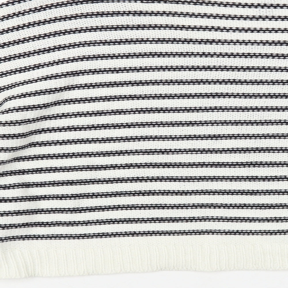 Womens UK Size 6 H&M White Pullover Jumper