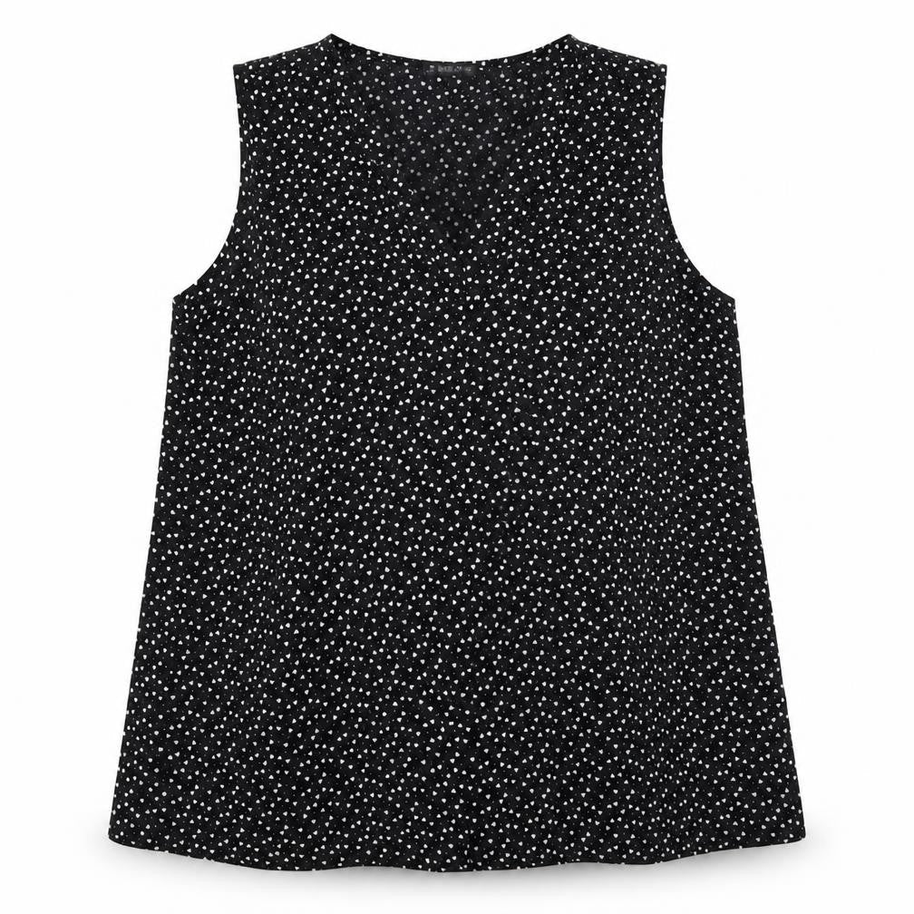 Womens UK Size 3XL Sheilay Black Basic Blouse