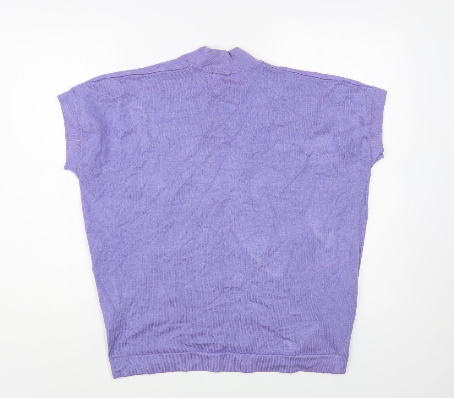 Womens UK Size 22 Isle Purple Vest Jumper