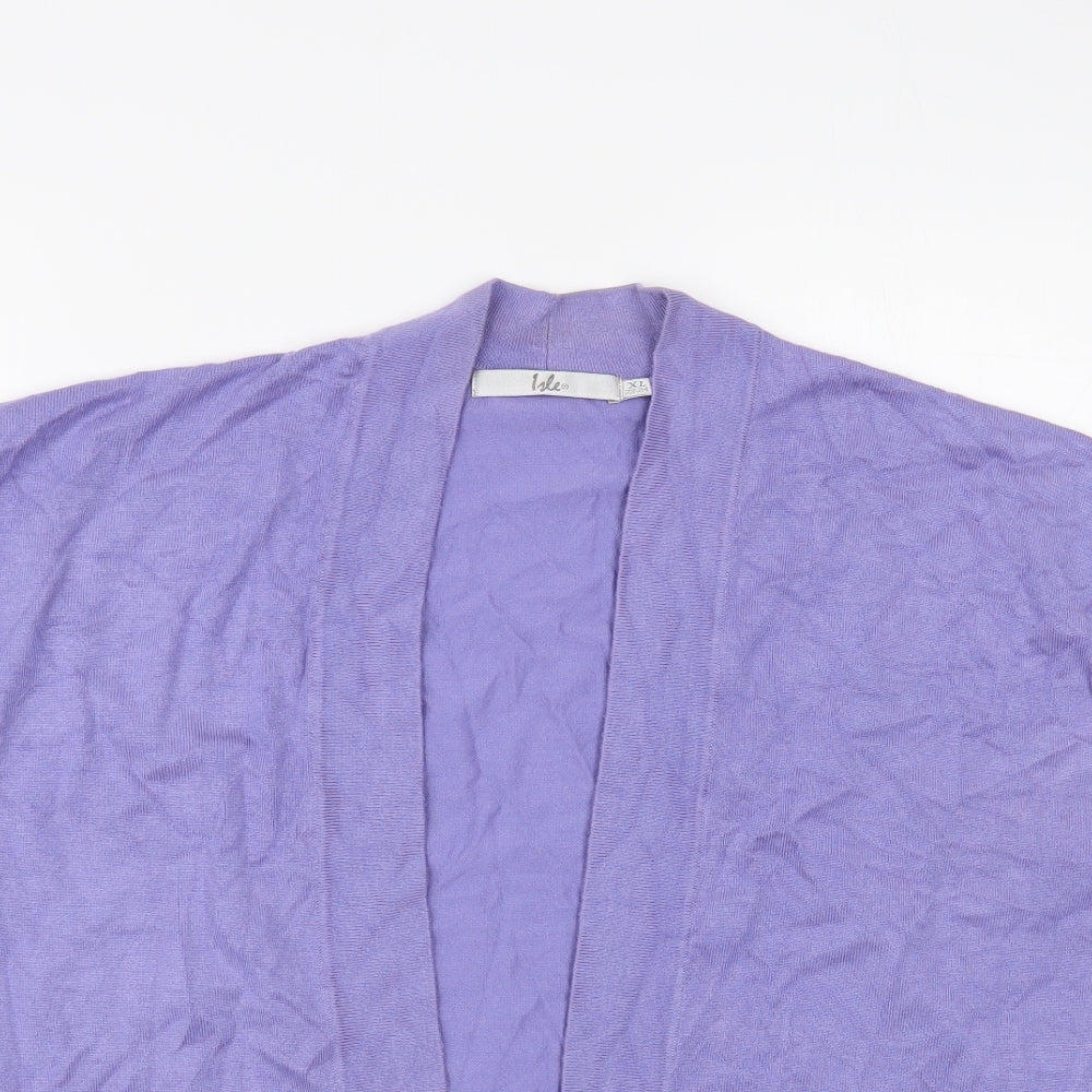 Womens UK Size 22 Isle Purple Vest Jumper