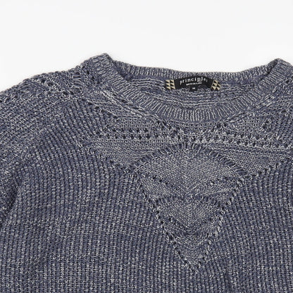 Womens UK Size 16 Principles Blue Pullover Jumper