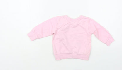 SheIn Baby Pink Polyester Pullover Jumper Size 6-9 Months Pullover - Sorry Boys