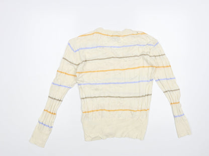 Womens UK Size S Marks and Spencer Ivory Pullover Jumper