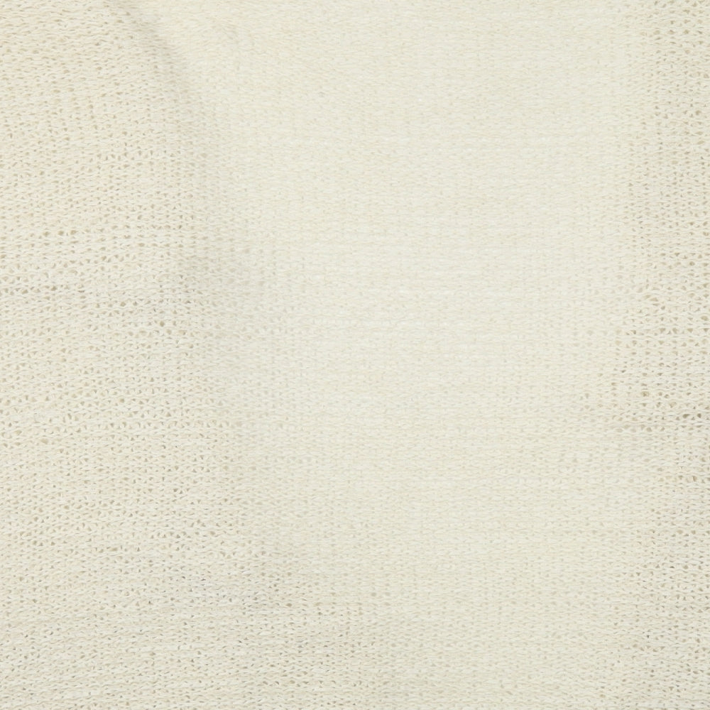 Womens UK Size XS H&M Ivory Cardigan Jumper