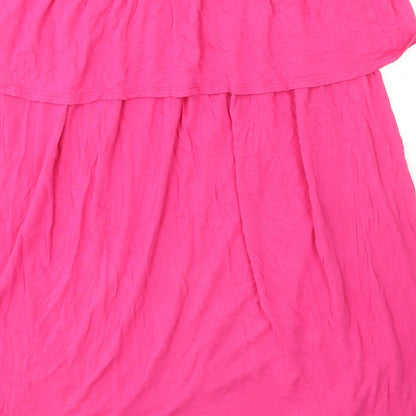 Womens UK Size 16 BEYOU Pink Basic T-Shirt