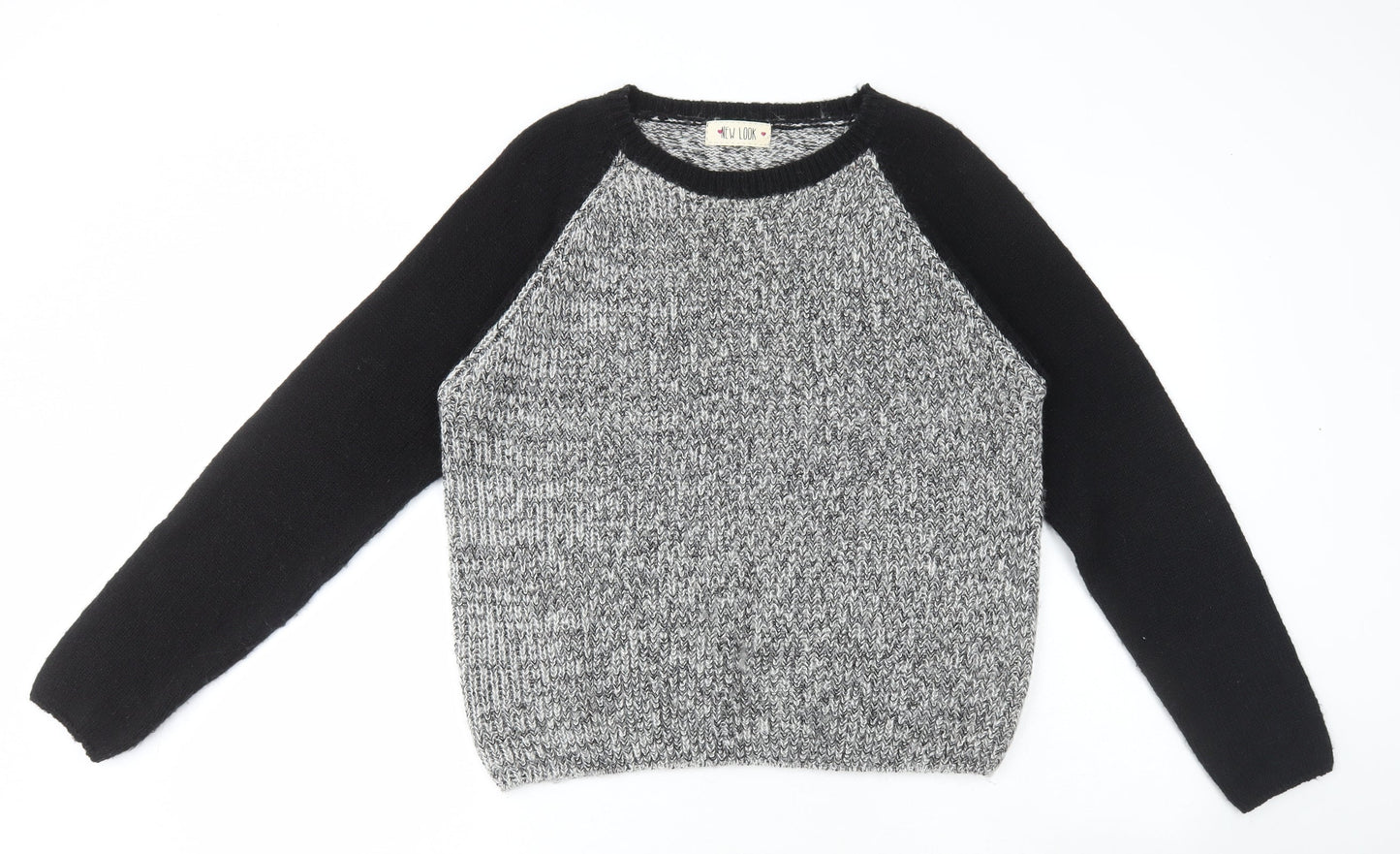 Womens UK Size 14 New Look Grey Pullover Jumper