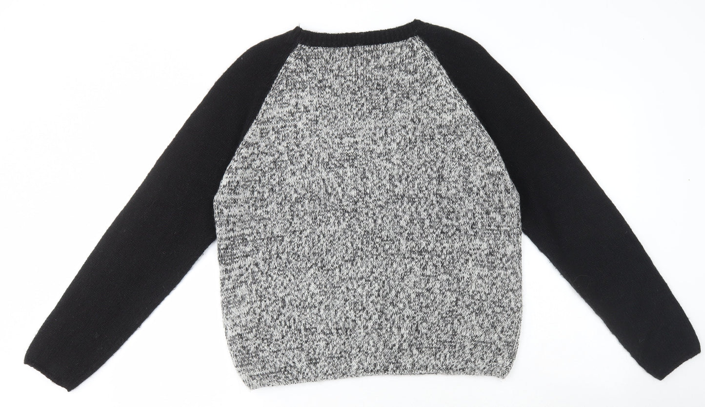 Womens UK Size 14 New Look Grey Pullover Jumper