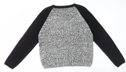 Womens UK Size 14 New Look Grey Pullover Jumper
