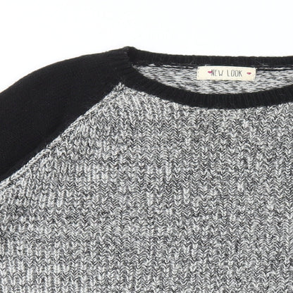Womens UK Size 14 New Look Grey Pullover Jumper