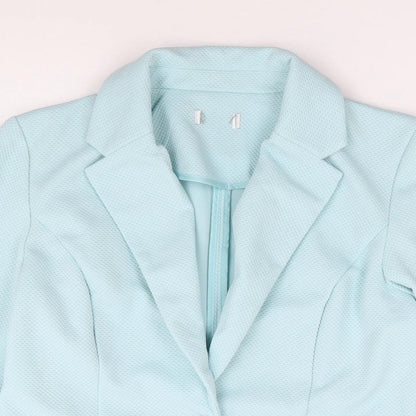 Womens UK Size 10 Preworn Regular Green Suit Jacket