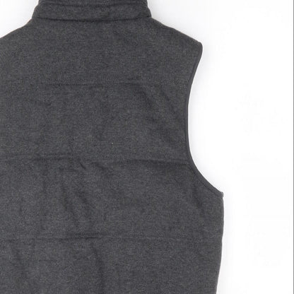 Primark Mens Grey Gilet Coat Size M Zip