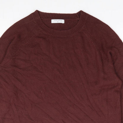 Womens UK Size 12 Papaya Brown Pullover Jumper