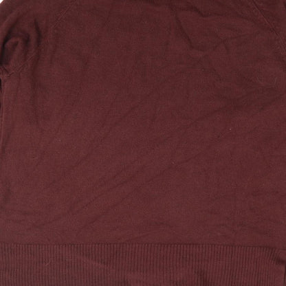 Womens UK Size 12 Papaya Brown Pullover Jumper