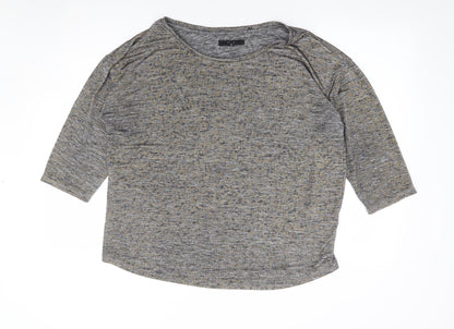 Womens UK Size 16 NEXT Grey Jersey Blouse