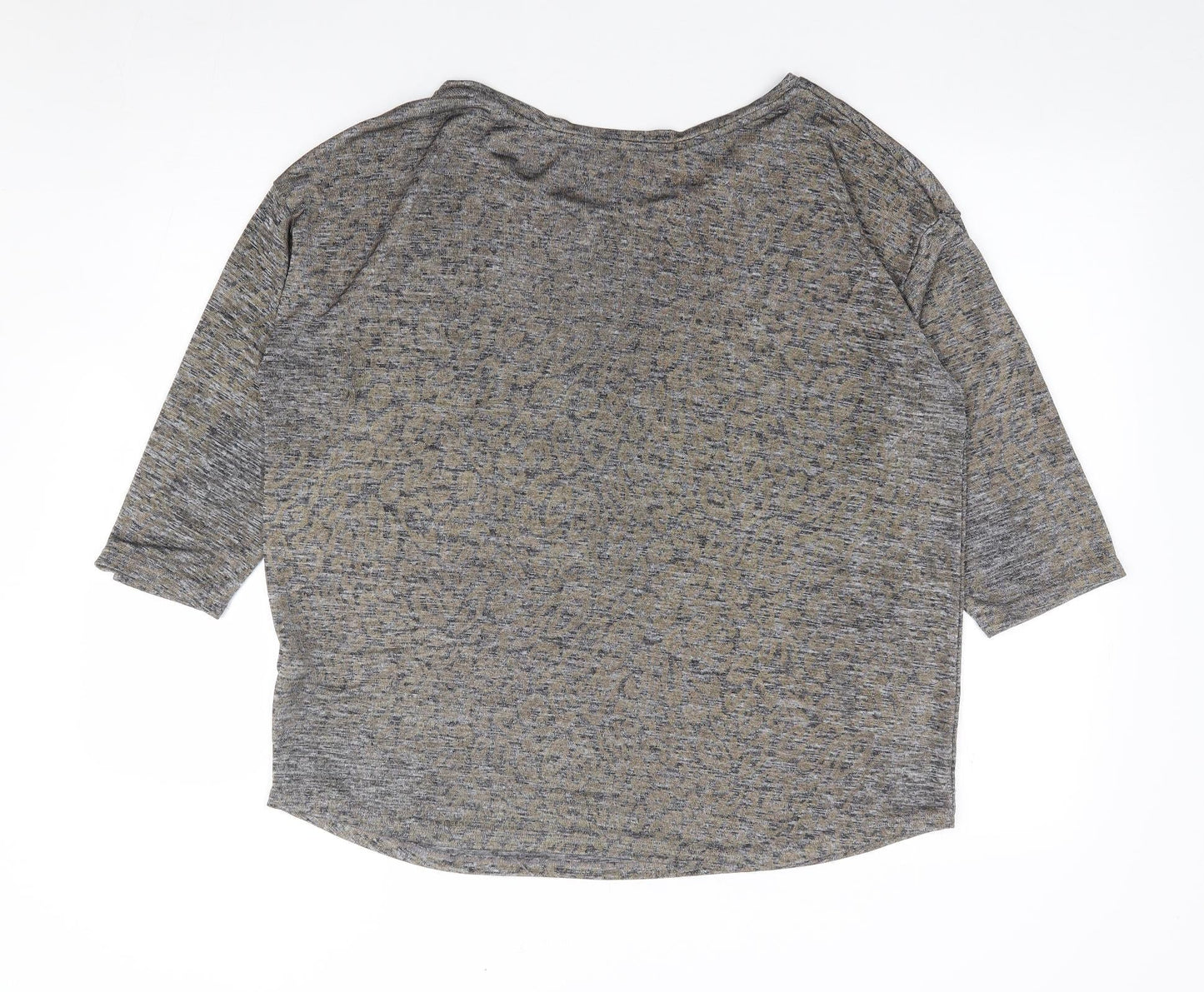 Womens UK Size 16 NEXT Grey Jersey Blouse