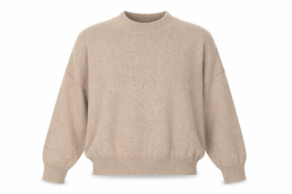 Womens UK Size L H&M Beige Pullover Jumper