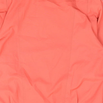 Danniemac Womens Orange Jacket Size L Zip