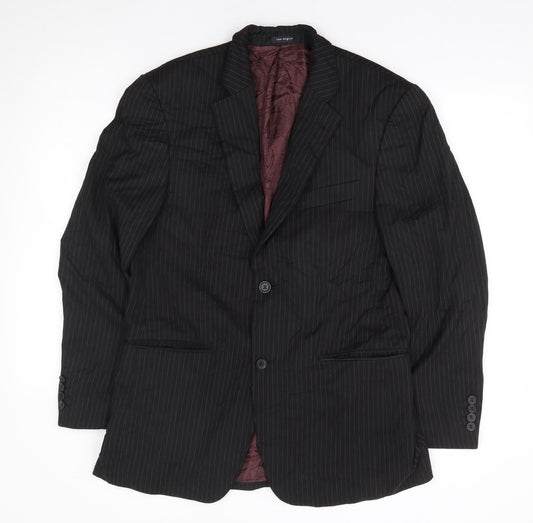 Mens UK Size 38 Tom English Regular Black Suit Jacket