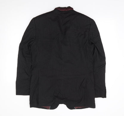 Mens UK Size 38 Tom English Regular Black Suit Jacket