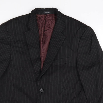 Mens UK Size 38 Tom English Regular Black Suit Jacket