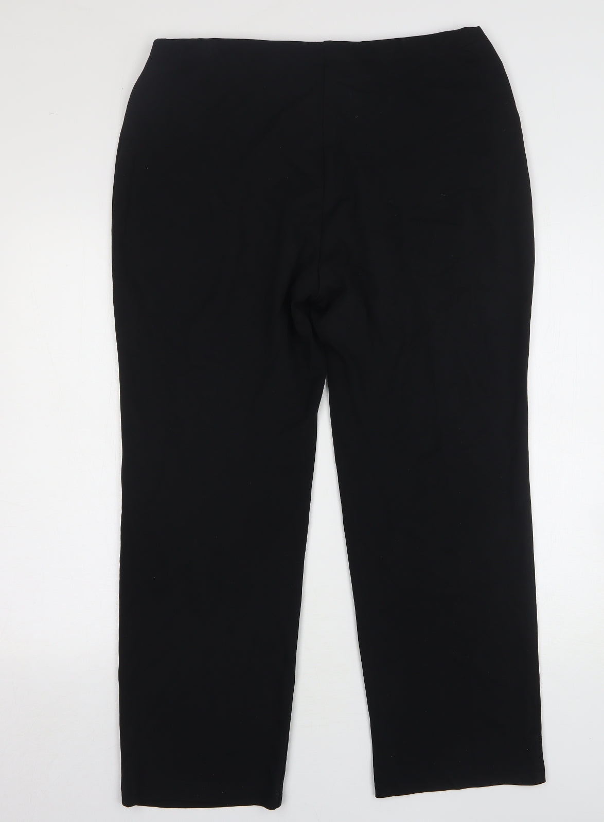 Womens UK Size 16 Marks and Spencer Regular Fit  Black Trousers